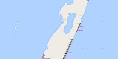 지도 용연향 caye 벨리즈